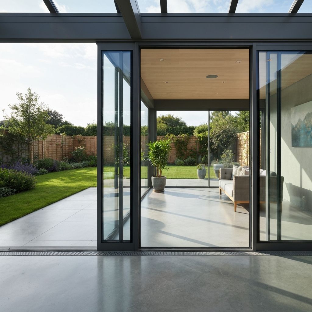 Garden room and conservatory